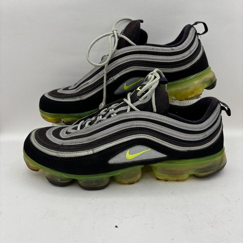 Nike Air VaporMax 97 Men's 11.5 Black Silver Volt AJ7291-001 2018